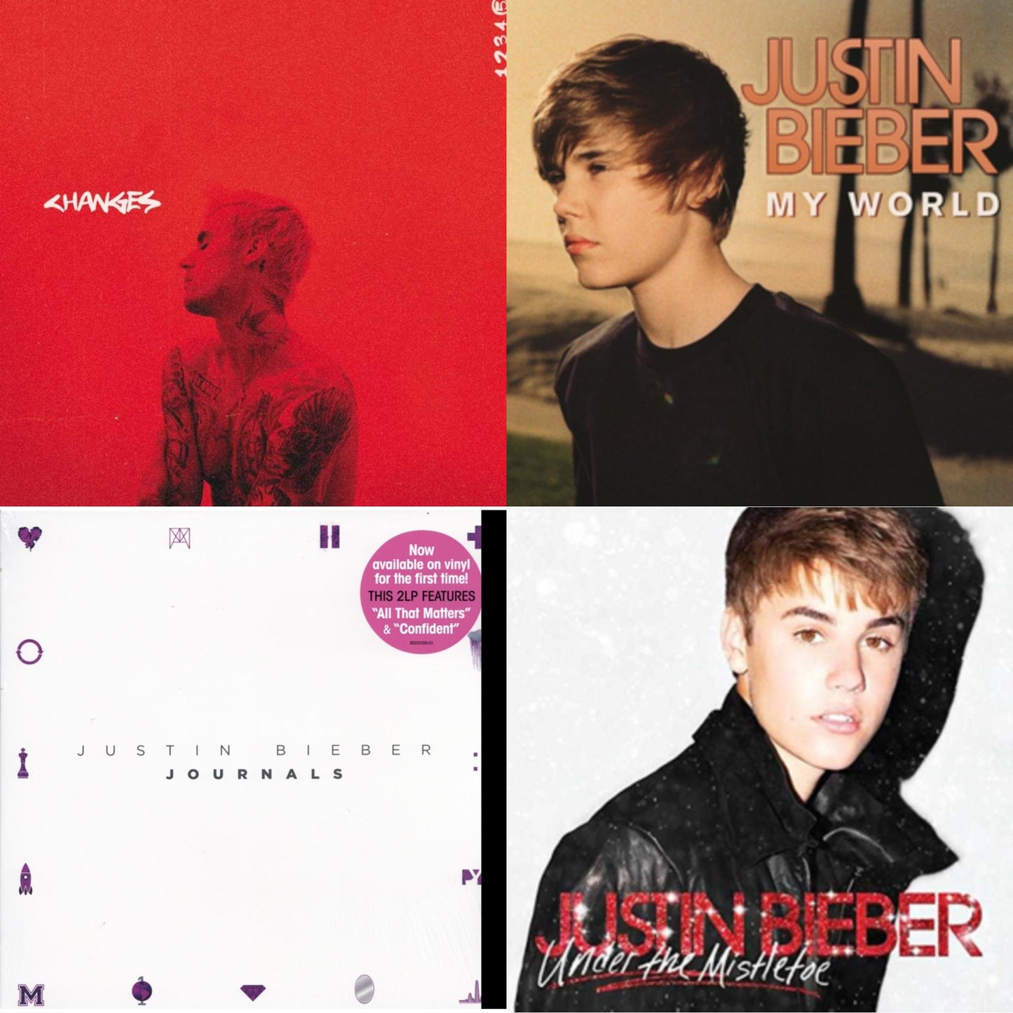 Changes (2LP/Red Vinyl) & My World & Journals & Under The Mistletoe