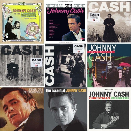 Johnny Cash - Bear's Sonic Journals: Johnny Cash, At The Carousel Ballroom, April 24, 1968 (2LP) & Original Sun Sound Of Johnny Cash & American Recordings & American Ii: Unchained (180G) & American Iii: Soitary Man & Mystery Of Life & At Folsom