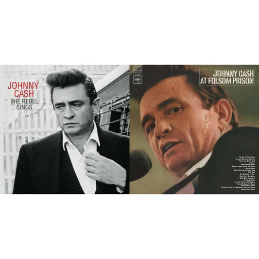 At Folsom Prison & Rebel Sings (Crystal Clear & Solid Silver LP Vinyl)