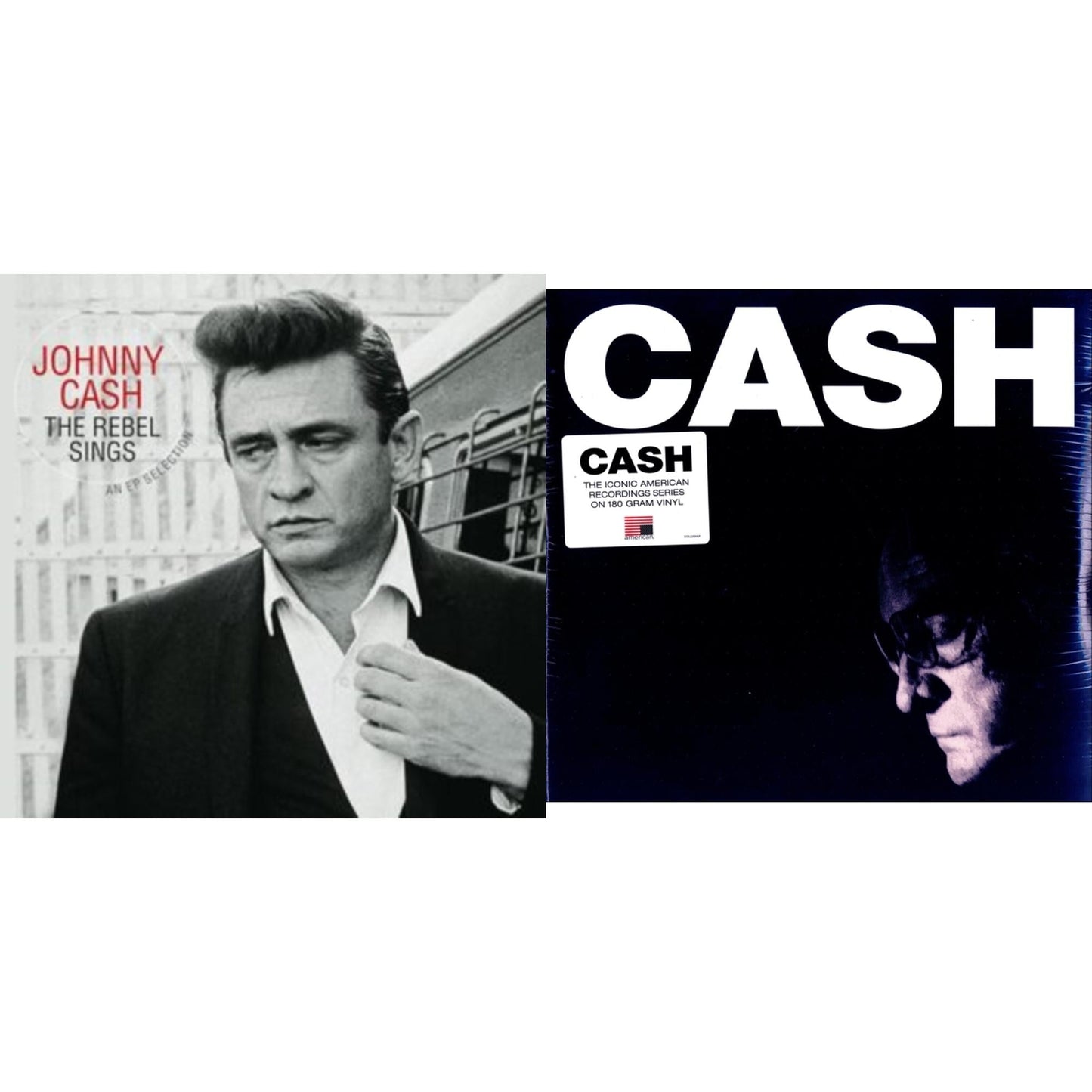 Johnny Cash - American Iv: The Man Comes Around & Rebel Sings (Crystal Clear & Solid Silver LP Vinyl)