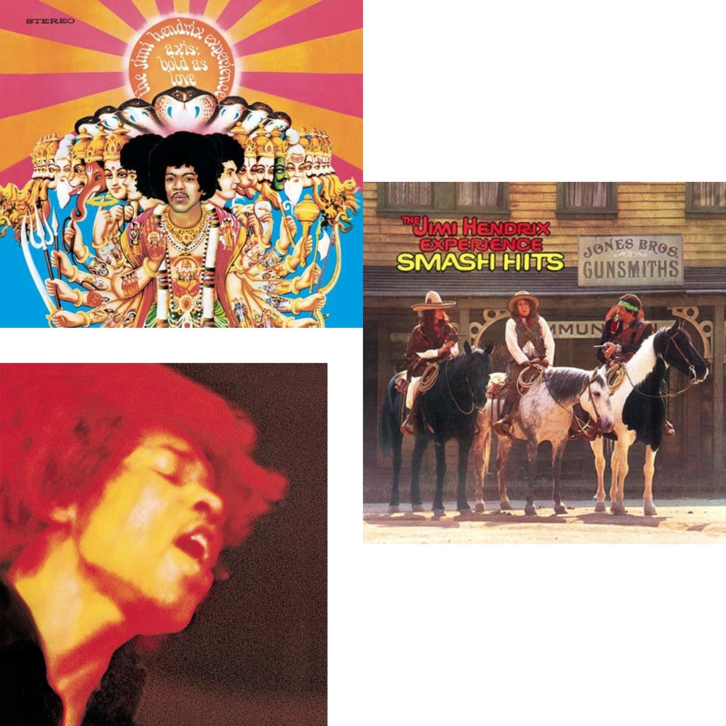Axis: Bold As Love (180G) & Electric Ladyland (180G) & Smash Hits (150G LP Vinyl/Original Poster Reproduction)