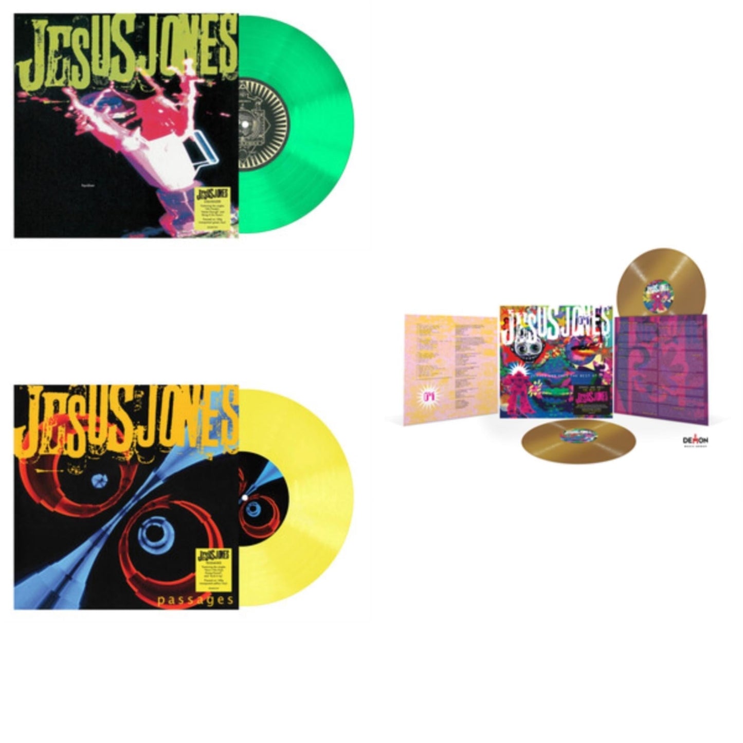 Liquidizer (Translucent Green LP Vinyl/140G) & Passages (Translucent Yellow LP Vinyl/140G) & Zeroes & Ones: Best Of (2LP/Gold Vinyl/140G)