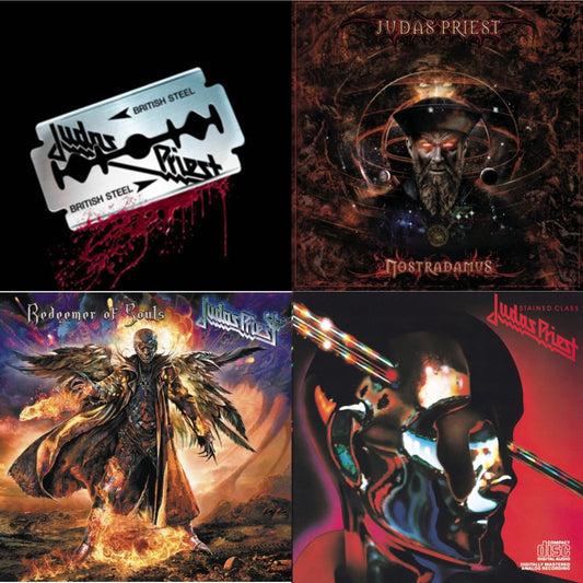 Judas Priest - Nostradamus & British Steel (30Th Anniversary Legacy Edition) & Stained Class & Redeemer Of Souls - CD Bundle