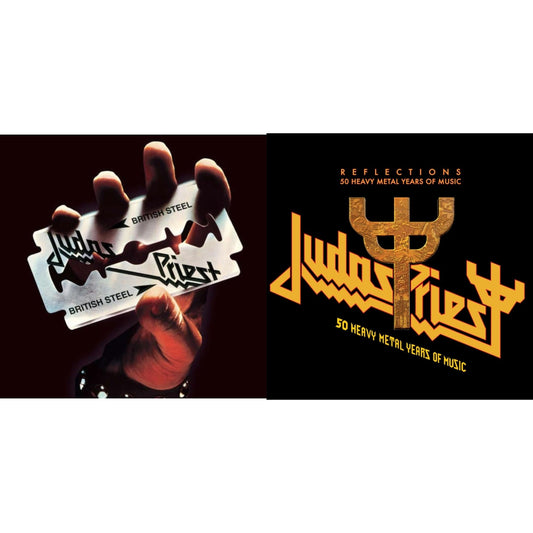 Judas Priest - Reflections - 50 Heavy Metal Years Of Music (2LP/180G/Red Vinyl) & British Steel (180G)(Dl Code)