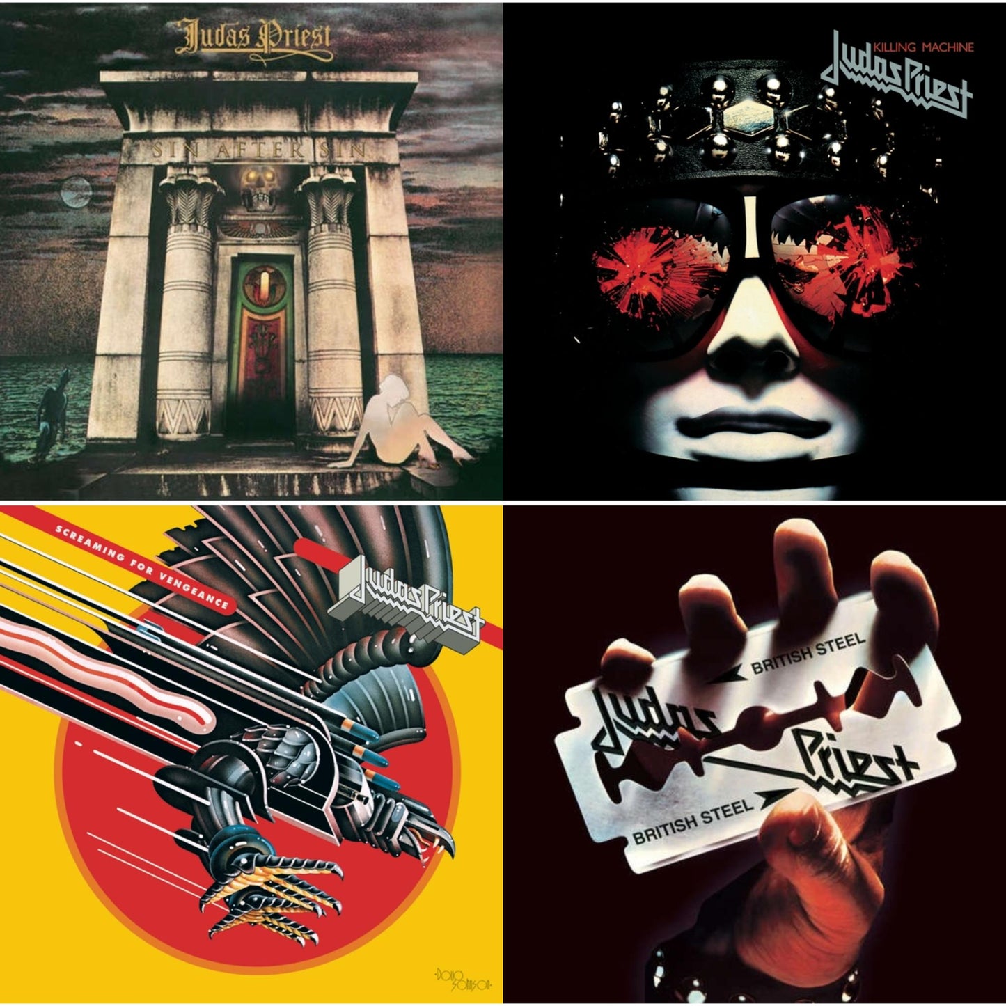 Sin After Sin (180G/Dl Card) & Killing Machine (180G/Dl Card) & Screaming For Vengeance (180G/Dl Card) & British Steel (180G)(Dl Code)