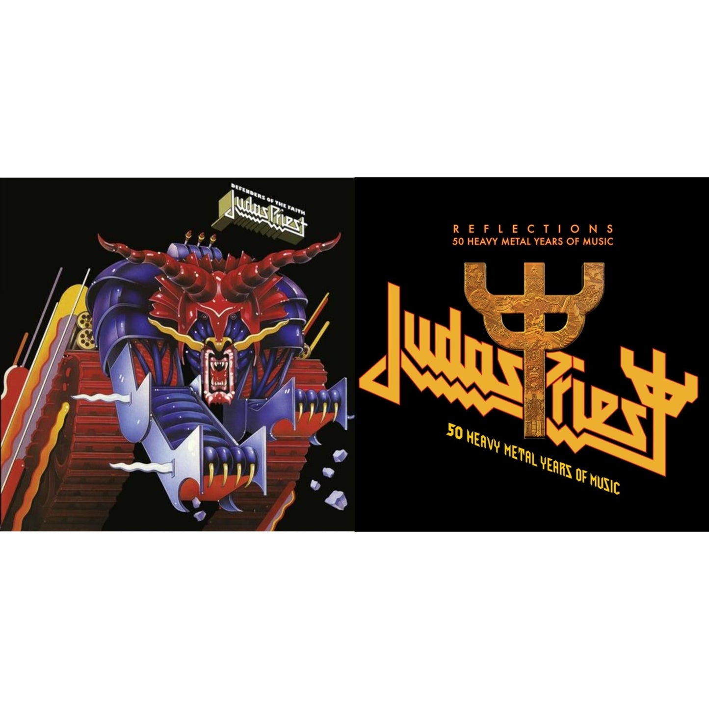 Reflections - 50 Heavy Metal Years Of Music (2LP/180G/Red Vinyl) & Defenders Of The Faith (180G/Dl Code)