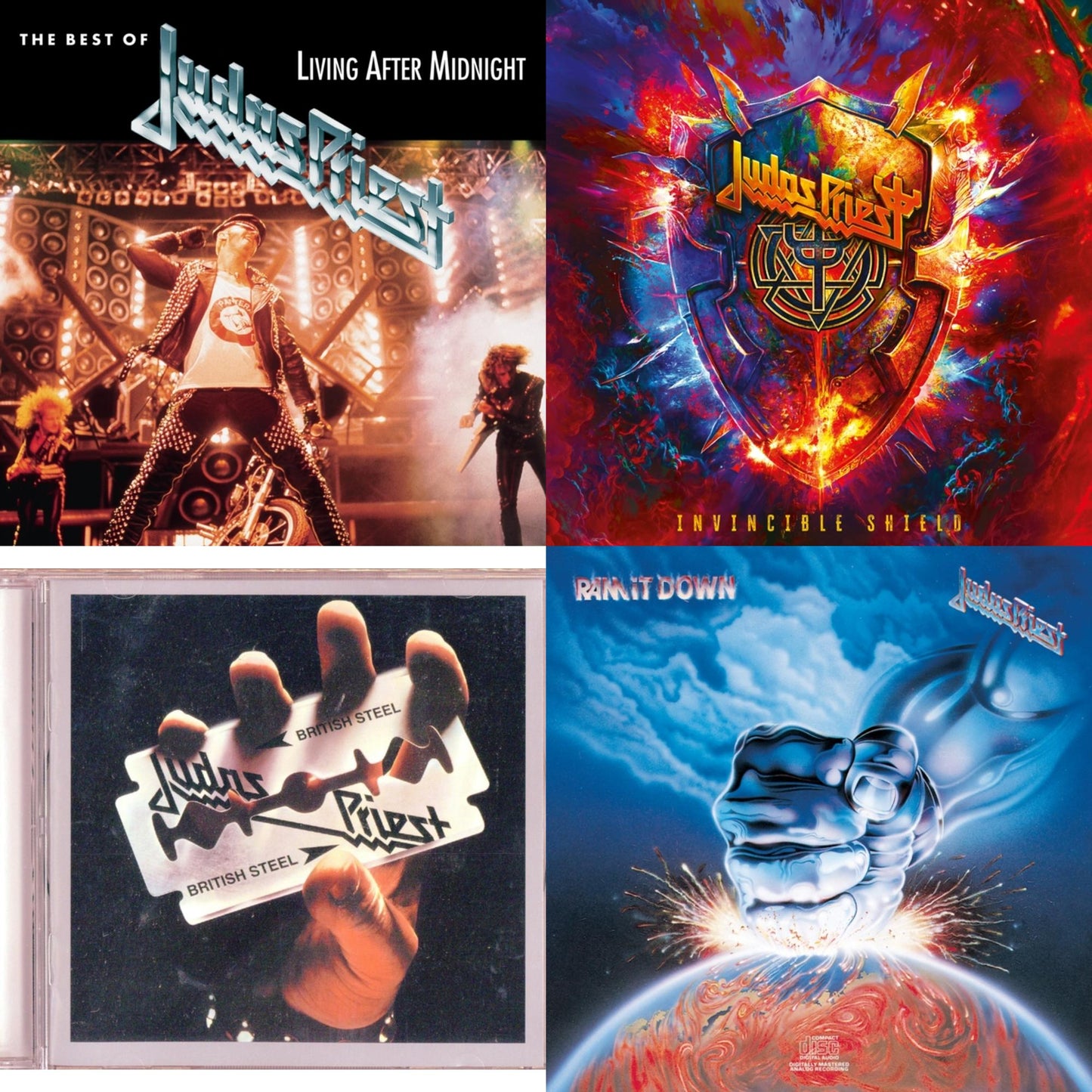 Best Of Judas Priest: Living After Midnight & Invincible Shield & British Steel & Ram It Down