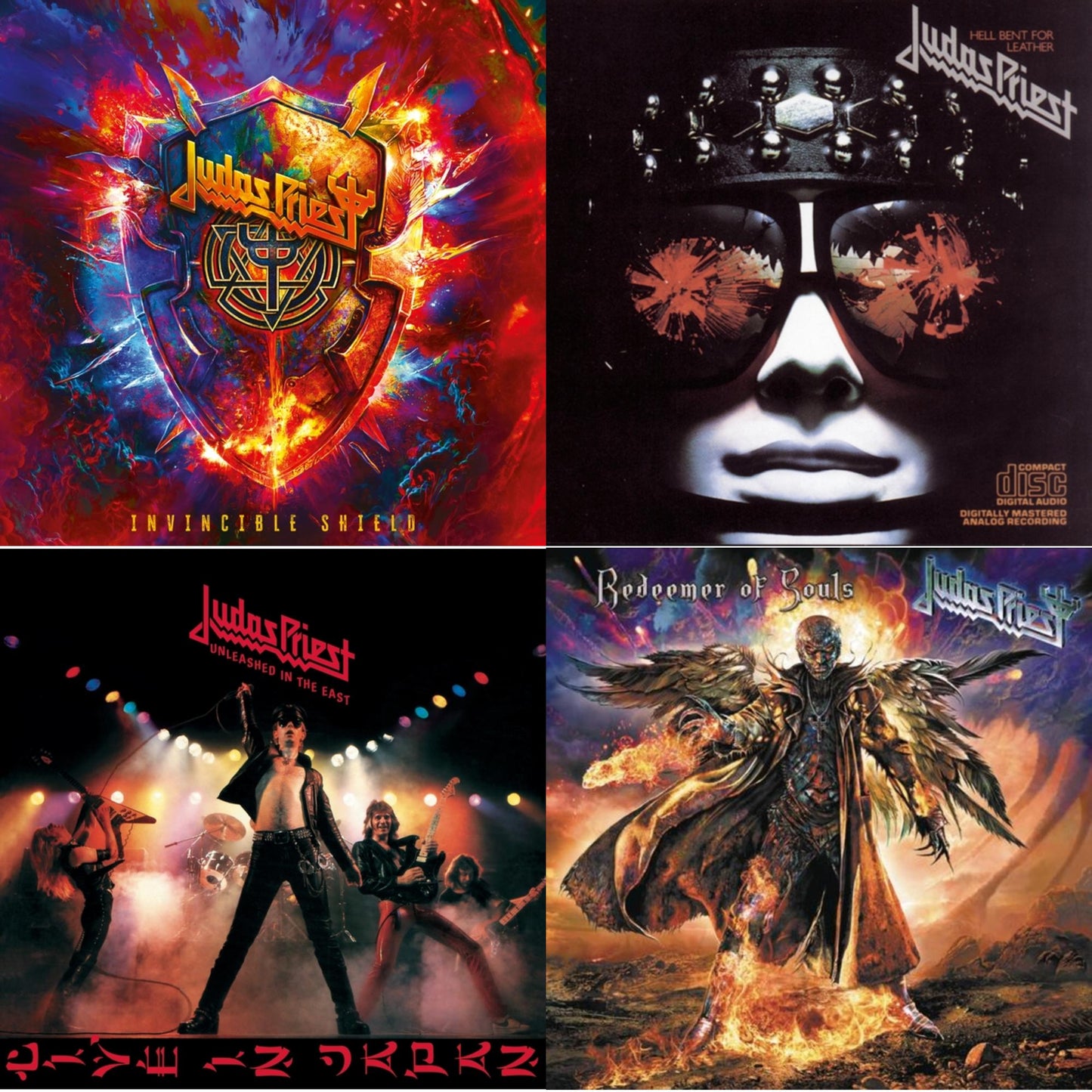 Invincible Shield & Hell Bent For Leather & Unleashed In The East & Redeemer Of Souls