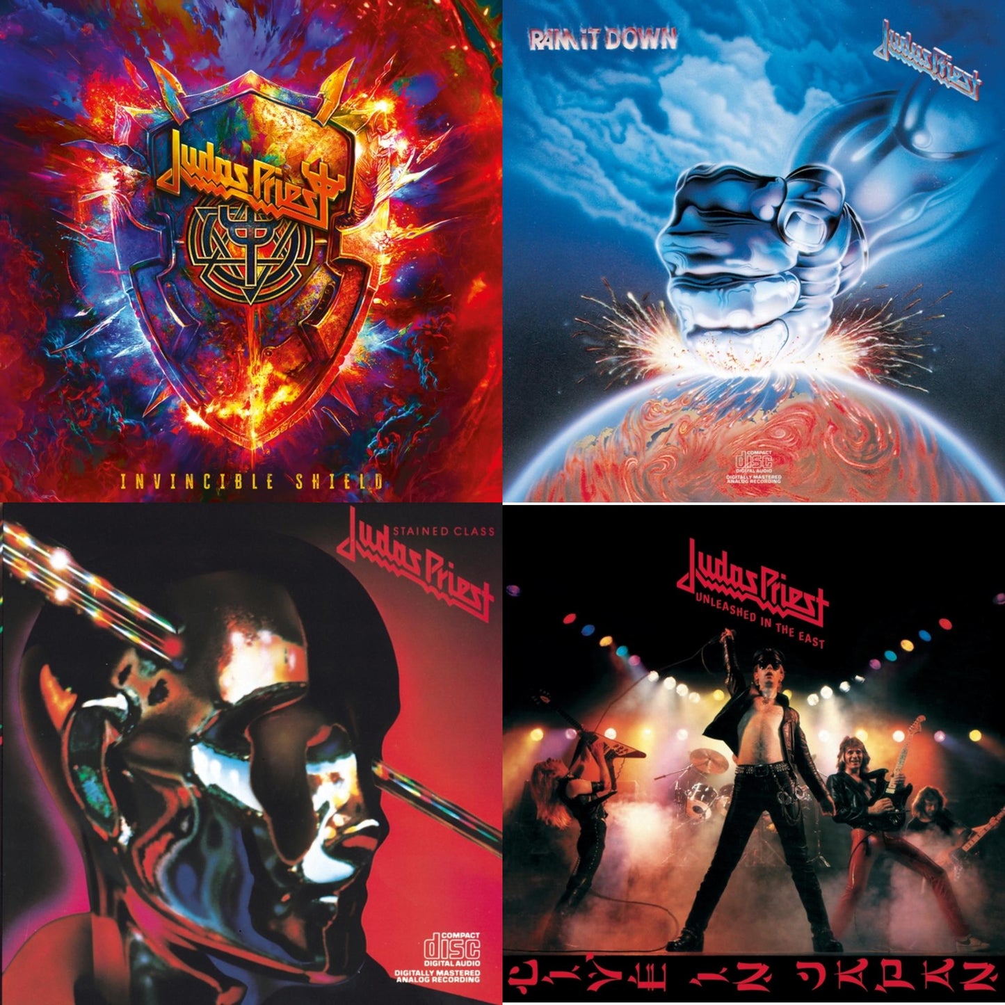 Invincible Shield & Ram It Down & Stained Class & Unleashed In The East