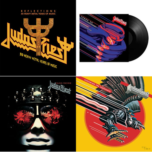 Reflections - 50 Heavy Metal Years Of Music (2LP/180G/Red Vinyl) & Turbo 30 (150G) & Killing Machine (180G/Dl Card) & Screaming For Vengeance (180G/Dl Card)