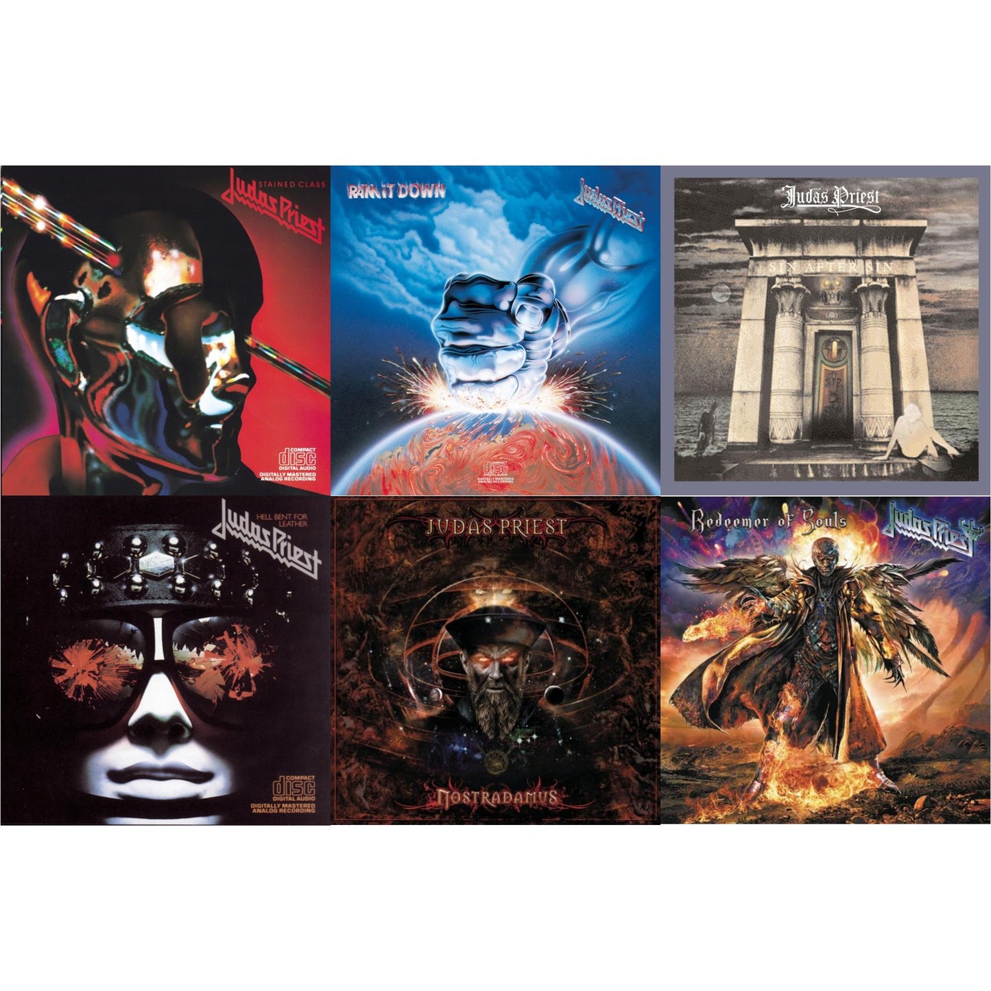 Nostradamus & Ram It Down & Stained Class & Hell Bent For Leather & Sin After Sin & Redeemer Of Souls