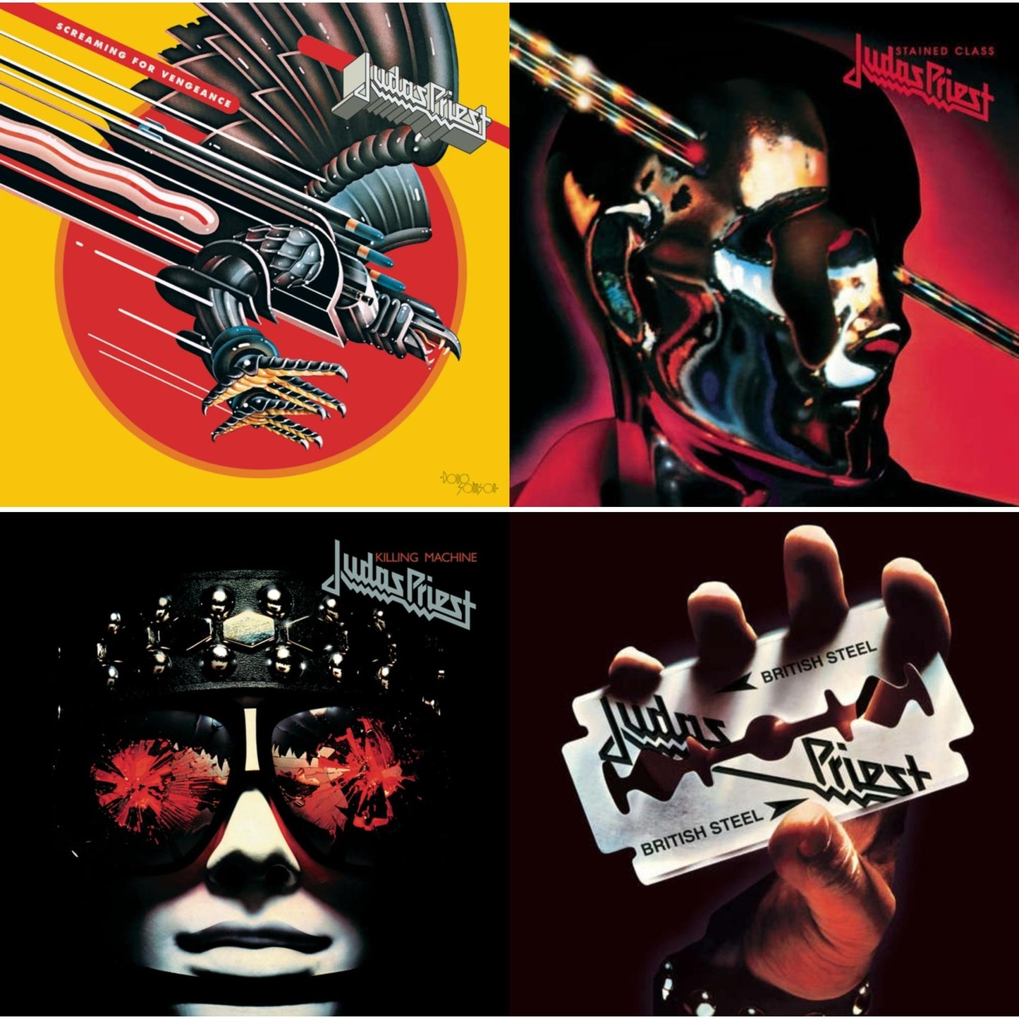 Stained Class (180G/Dl Card) & Killing Machine (180G/Dl Card) & Screaming For Vengeance (180G/Dl Card) & British Steel (180G)(Dl Code)