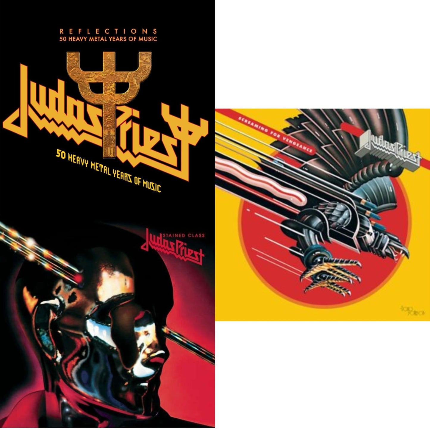Reflections - 50 Heavy Metal Years Of Music (2LP/180G/Red Vinyl) & Stained Class (180G/Dl Card) & Screaming For Vengeance (180G/Dl Card)