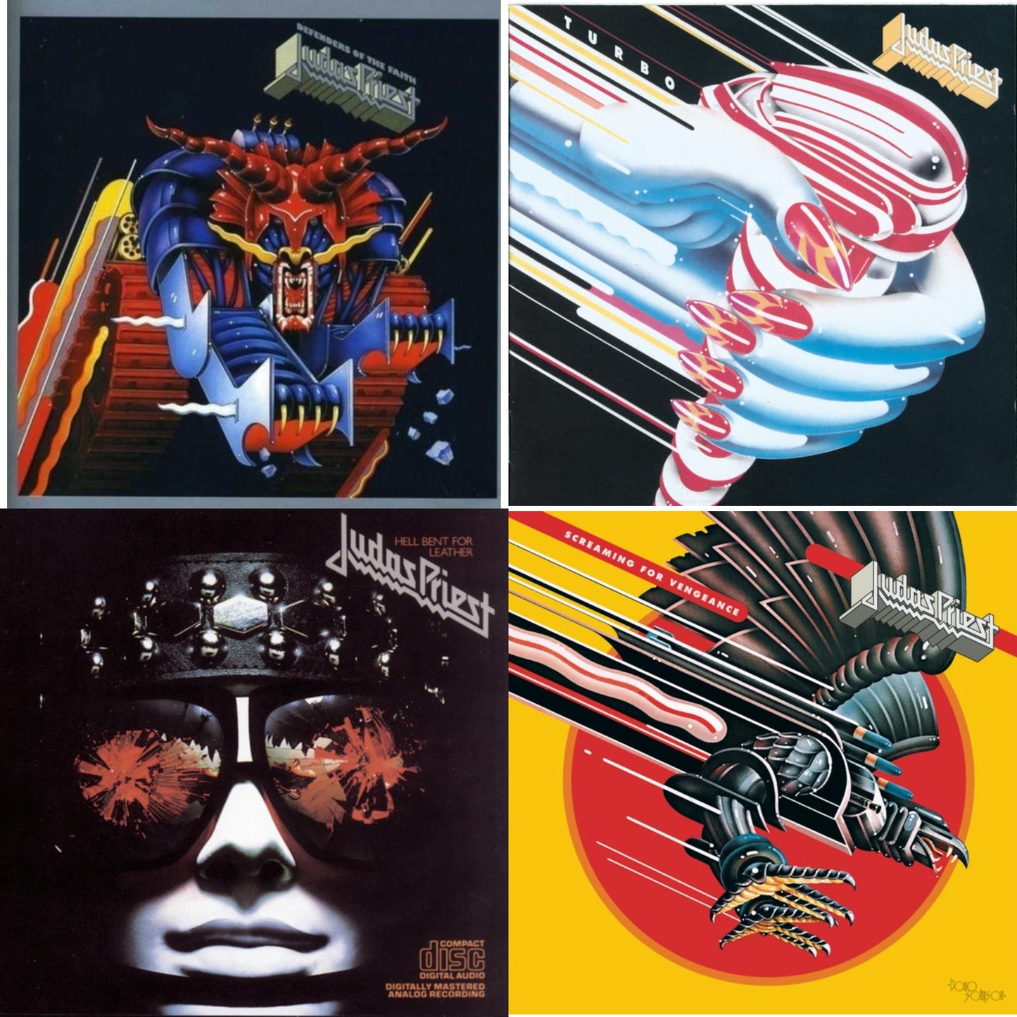 Defenders Of The Faith & Turbo & Hell Bent For Leather & Screaming For Vengeance