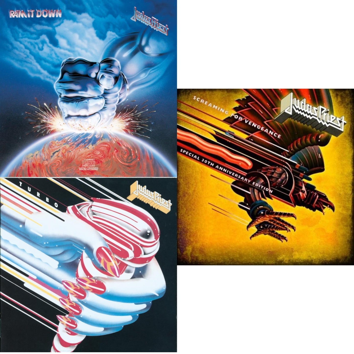 Ram It Down & Turbo & Screaming For Vengeance (30Th Anniversary Edition)