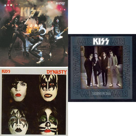 Kiss - Dressed To Kill & Alive & Dynasty - CD Bundle