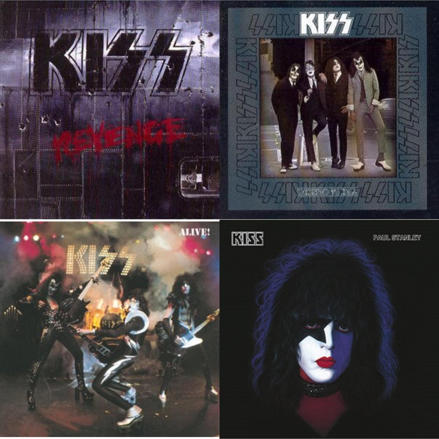 Revenge & Dressed To Kill & Alive & Paul Stanley