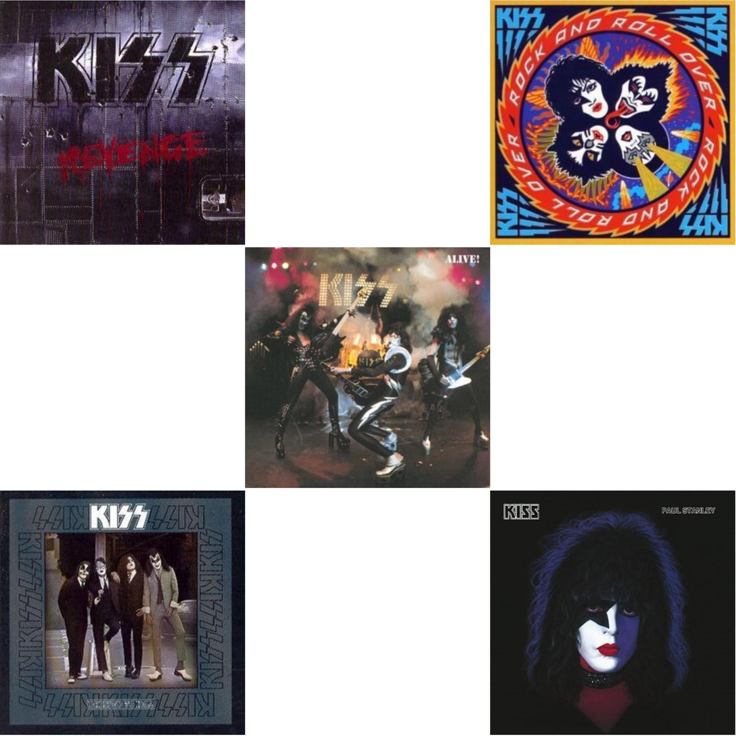 Revenge & Dressed To Kill & Alive & Rock & Roll Over & Paul Stanley