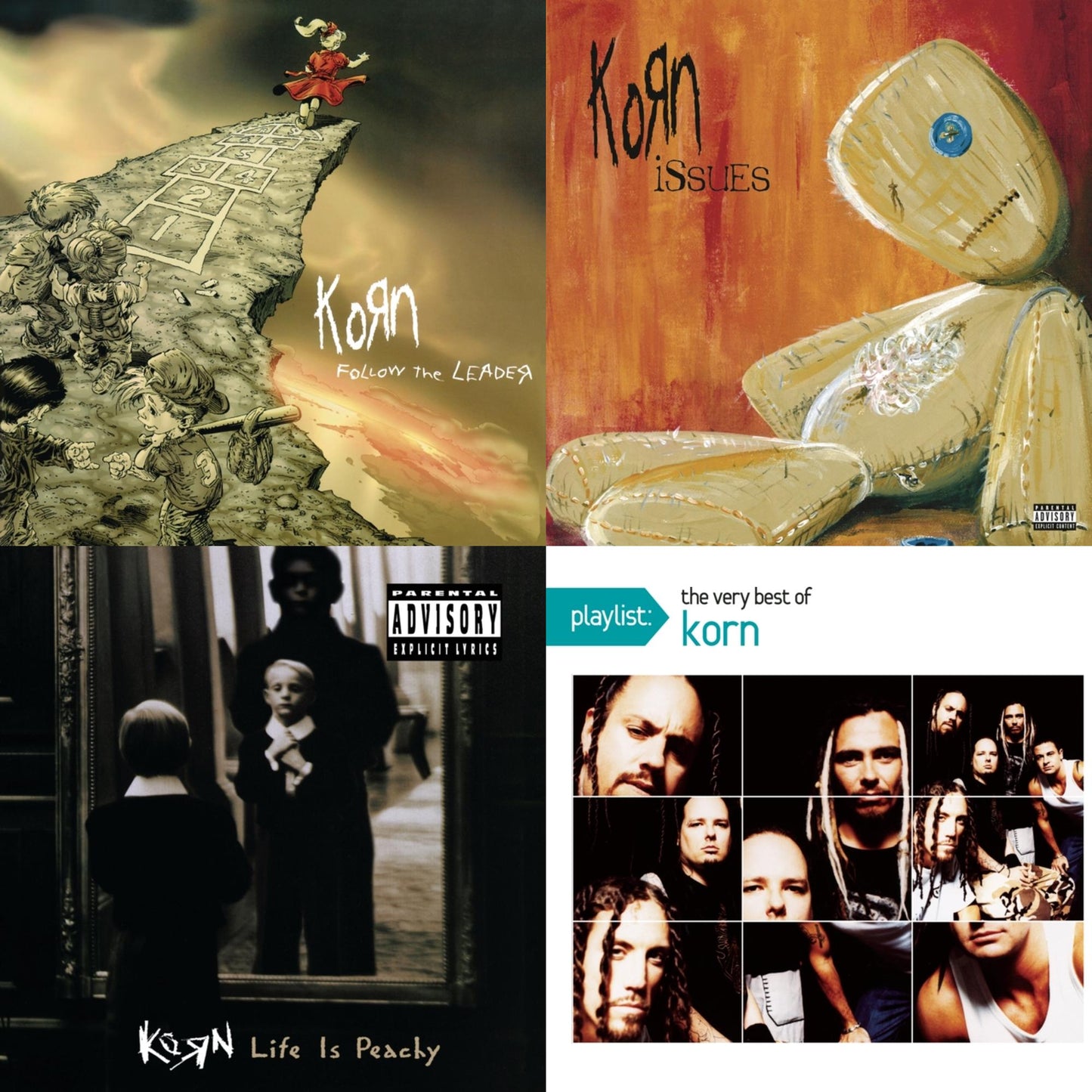 Life Is Peachy & Issues (Explicit) & Playlist: Very Best Of Korn & Follow The Leader