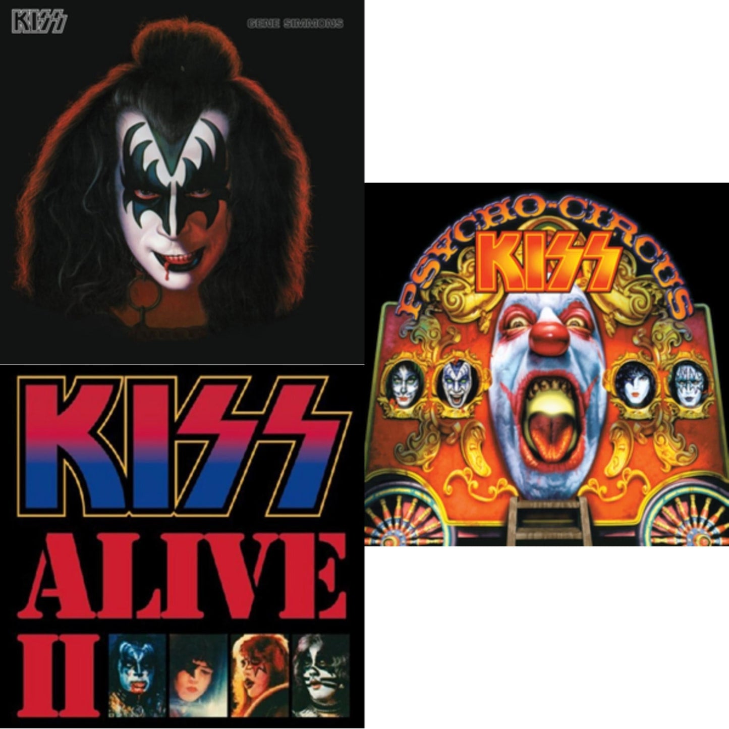 Psycho Circus & Alive Ii & Gene Simmons