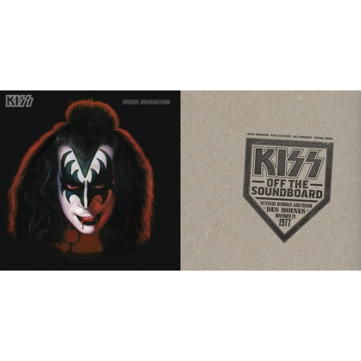 Kiss - Kiss Off The Soundboard: Live In Des Moines (2LP) & Gene Simmons