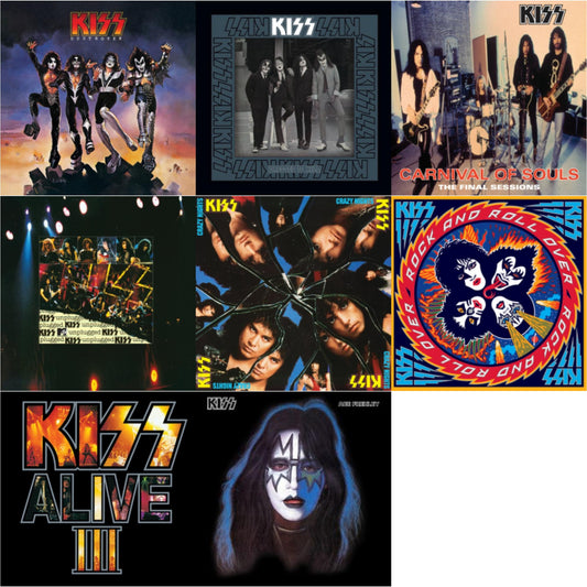 Destroyer & Dressed To Kill & Carnival Of Souls & Mtv Unplugged & Crazy Nights & Rock & Roll Over & Alive Iii & Ace Frehley
