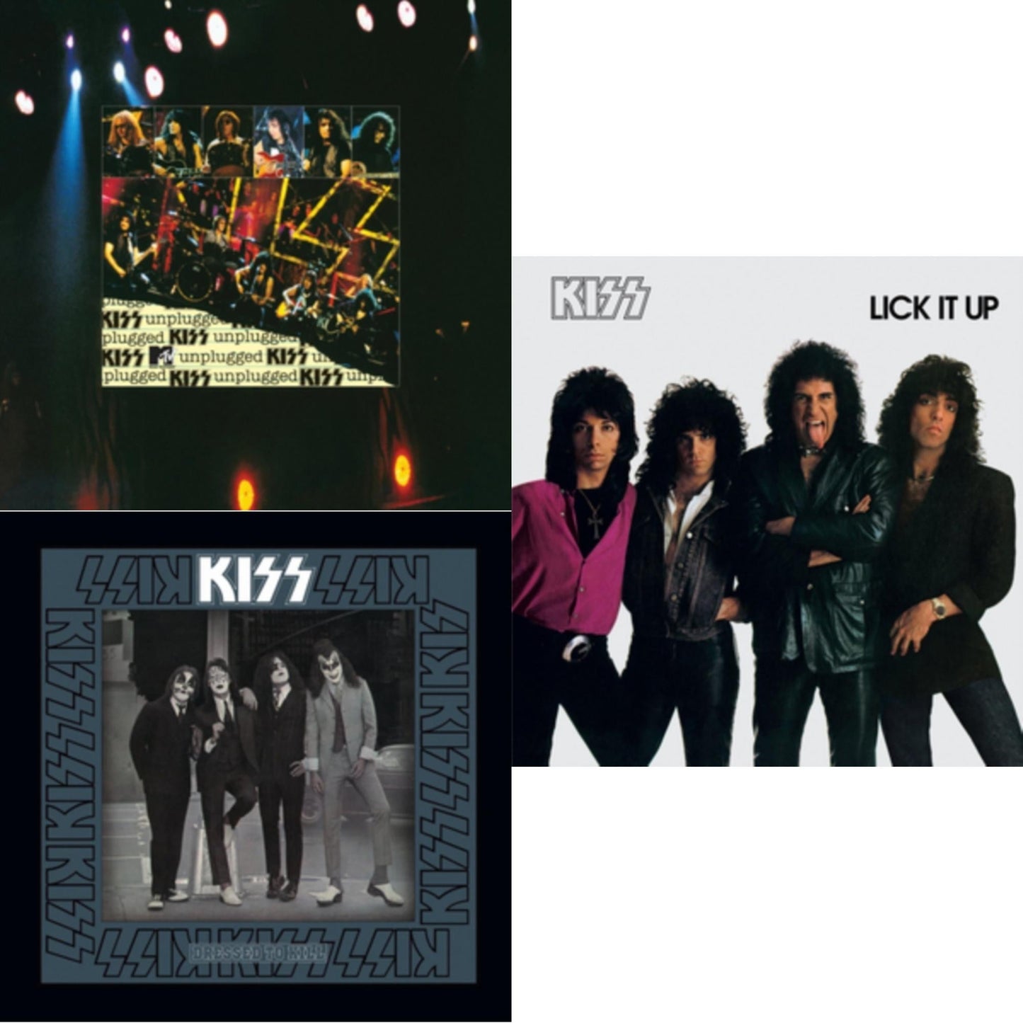 Lick It Up & Dressed To Kill & Mtv Unplugged