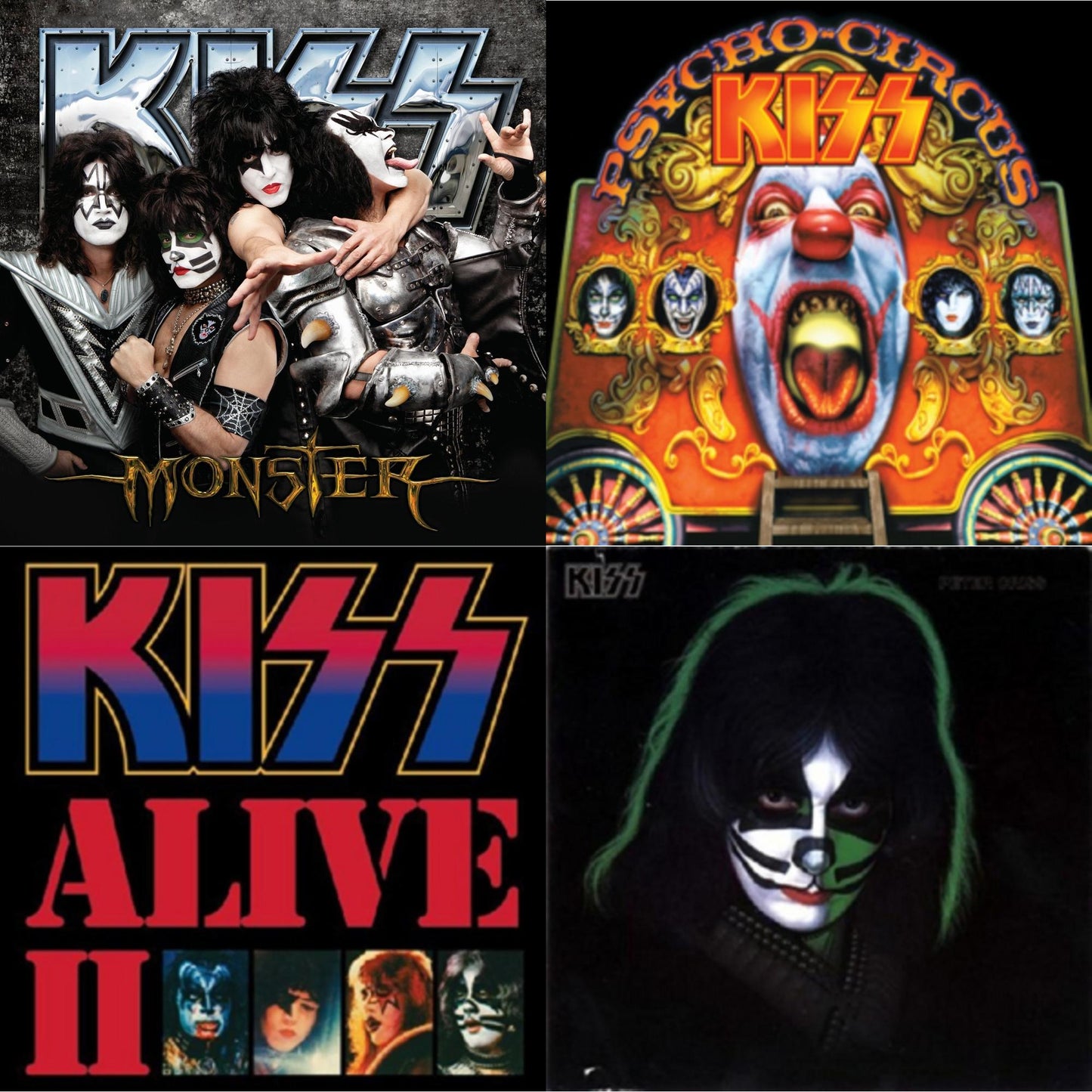 Monster & Psycho Circus & Alive Ii & Peter Criss