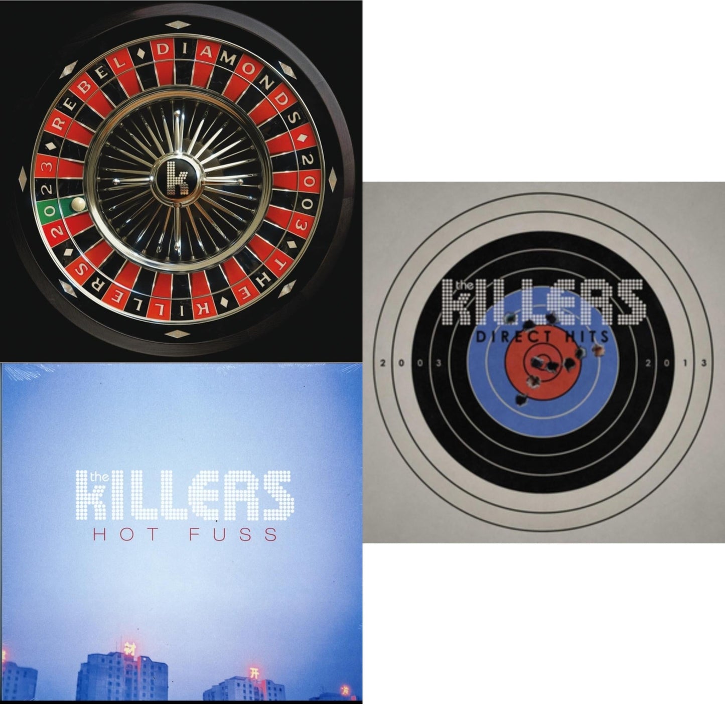 Killers - Rebel Diamonds (2LP) & Direct Hits (2LP) & Hot Fuss