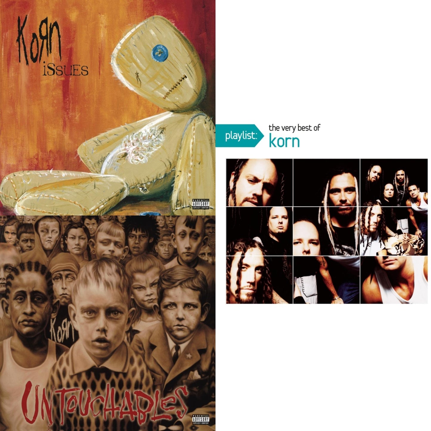 Issues (Explicit) & Untouchables & Playlist: Very Best Of Korn