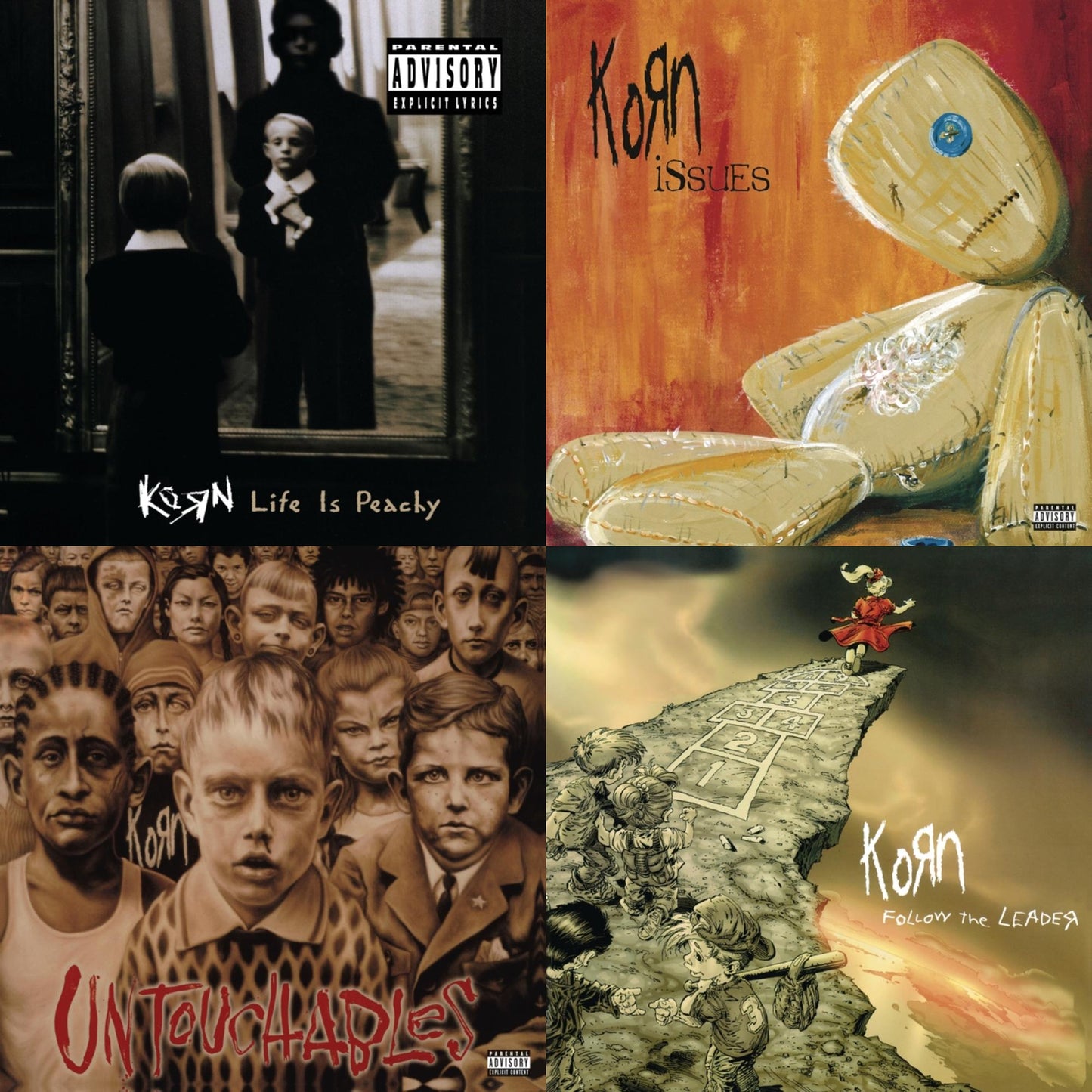 Life Is Peachy & Issues (Explicit) & Untouchables & Follow The Leader