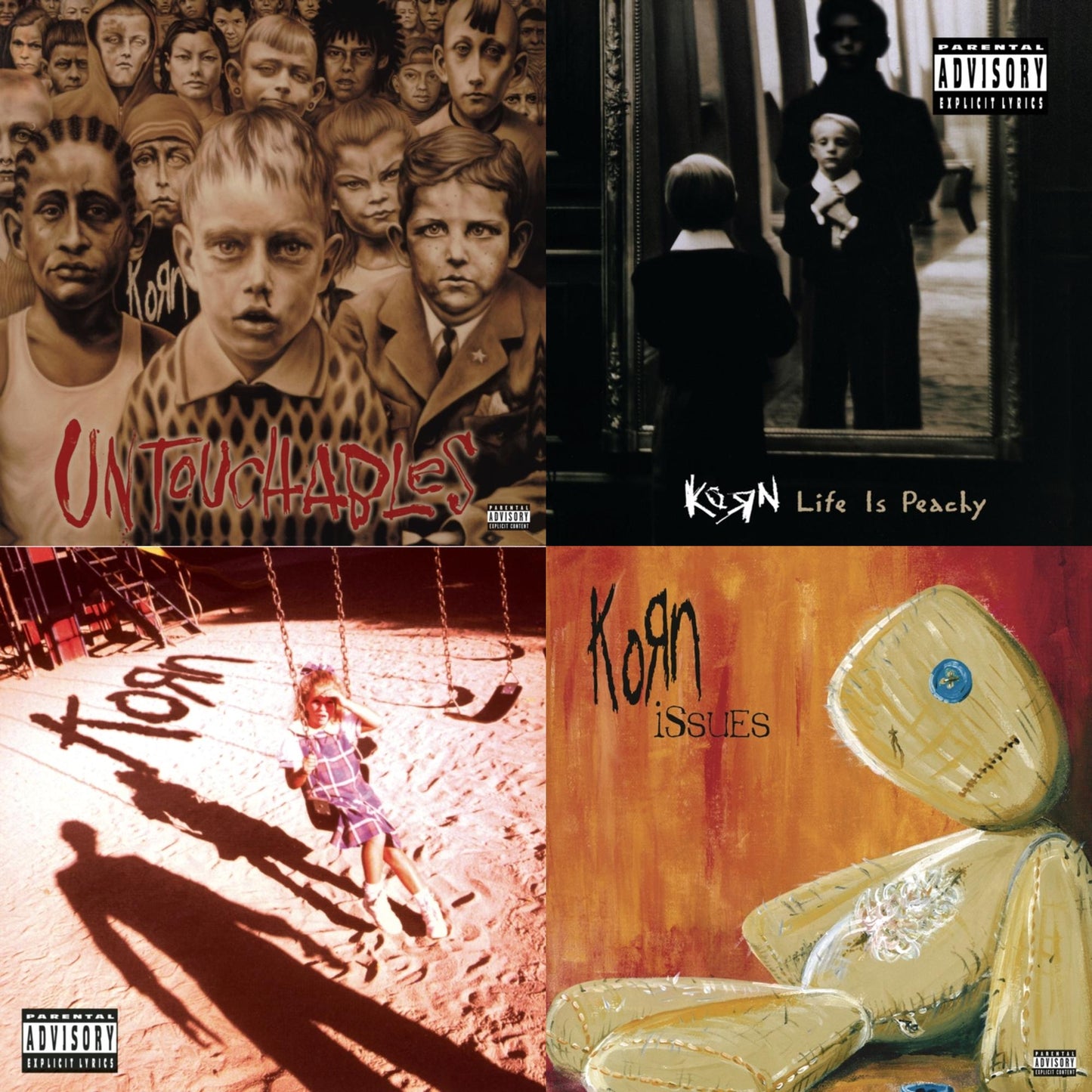 Life Is Peachy & Korn (Explicit) & Issues (Explicit) & Untouchables