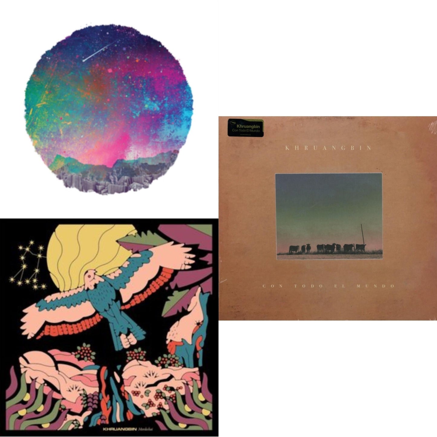 Khruangbin - Universe Smiles Upon You & Con Todo El Mundo & Mordechai - LP Vinyl Bundle