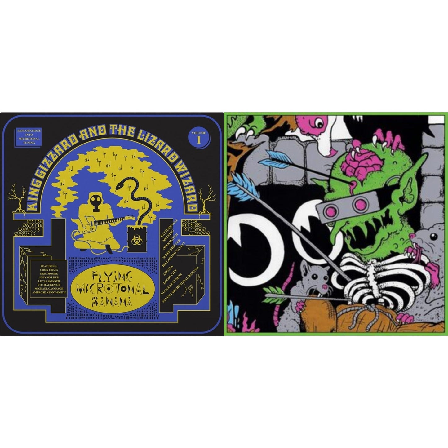 Live In Brussels '19 (140G/3LP) & Flying Microtonal Banana (Randomly Colored Recycled LP Vinyl)