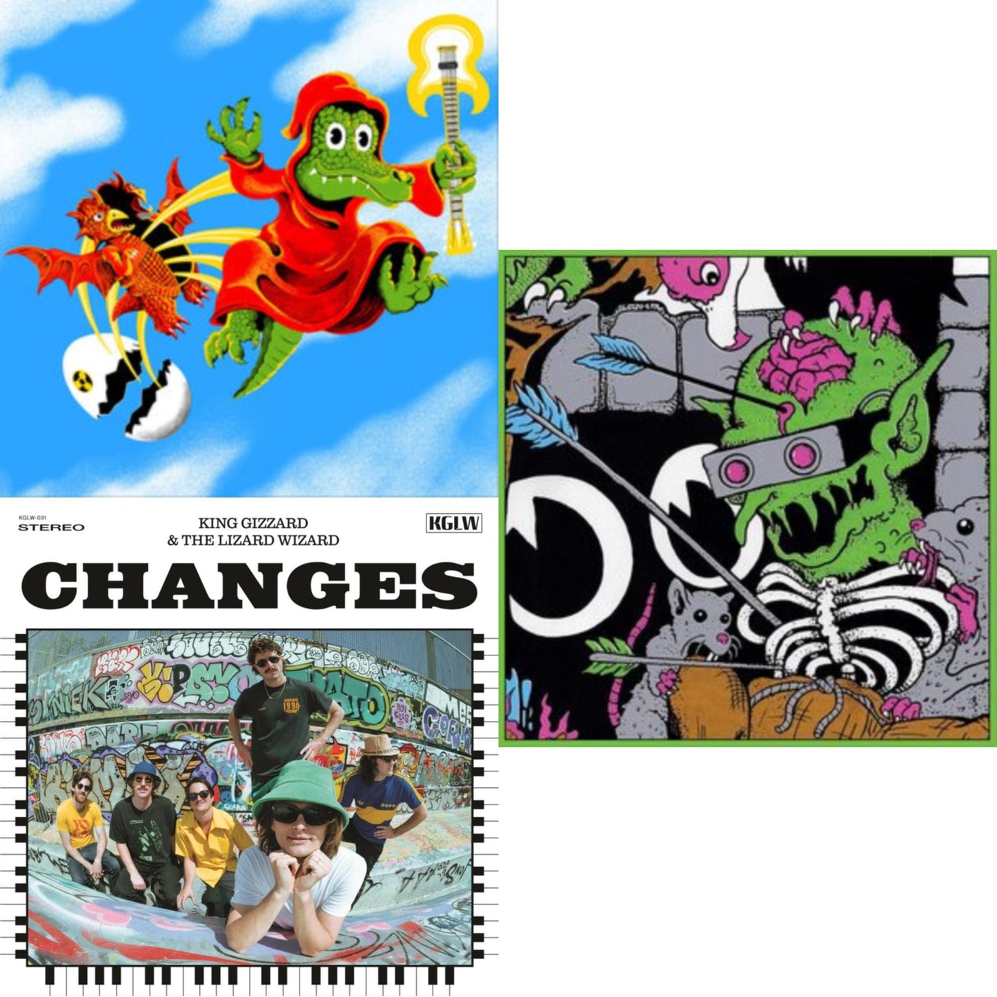 Live In Melbourne '21 (Yellow Vinyl/2LP) (I) & Changes (Recycled Black Wax LP Vinyl) & Live In Brussels '19 (140G/3LP)