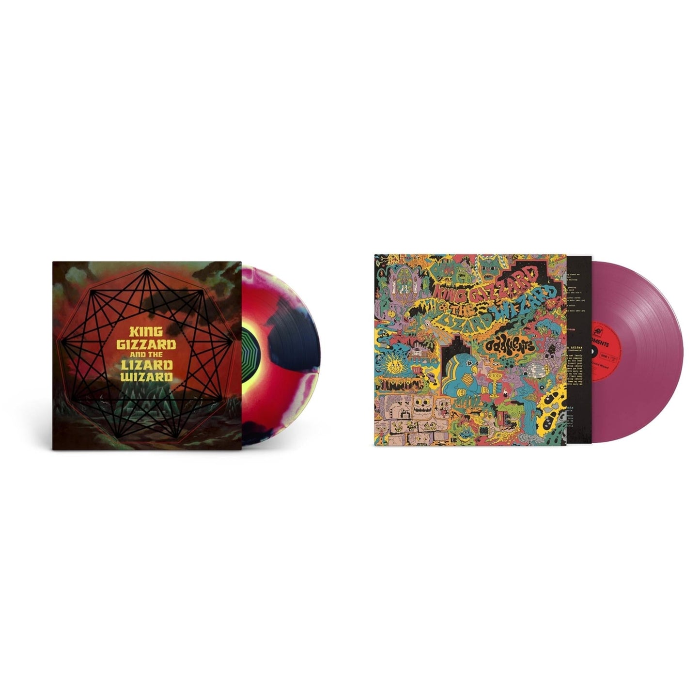 Oddments (Plum LP Vinyl) & Nonagon Infinity (Yellow/Red/Black LP Vinyl)