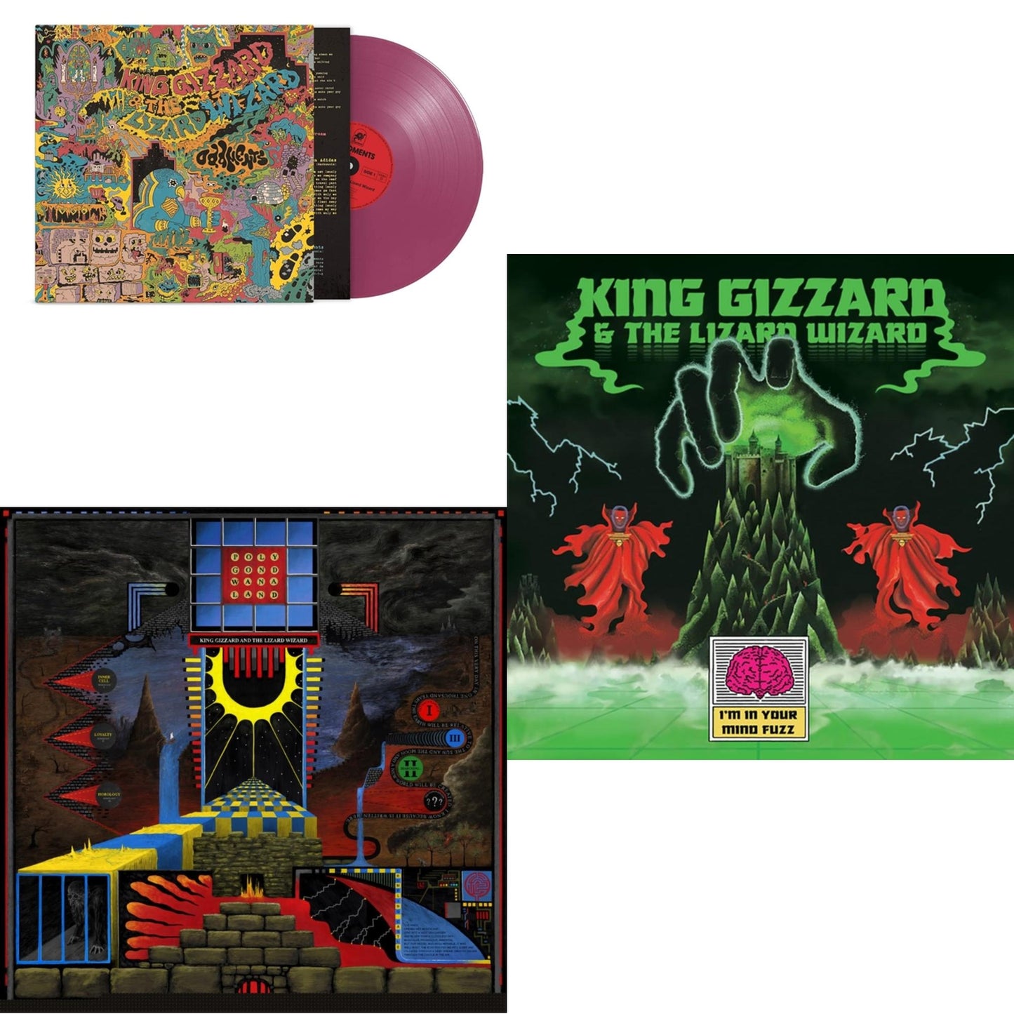 I'm In Your Mind Fuzz & Polygondwanaland & Oddments (Plum LP Vinyl)
