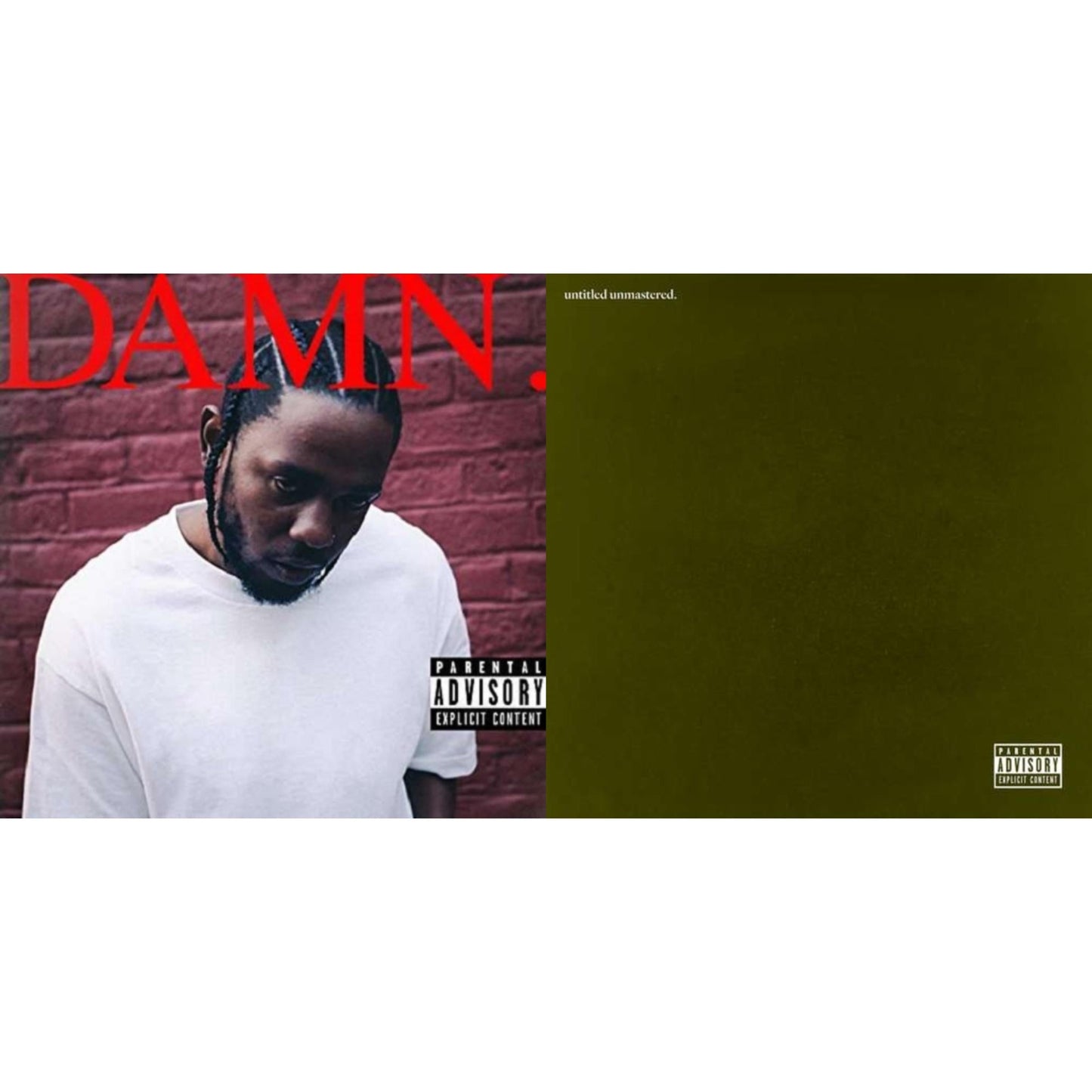 Kendrick Lamar - Untitled Unmastered (X) & Damn. - CD Bundle