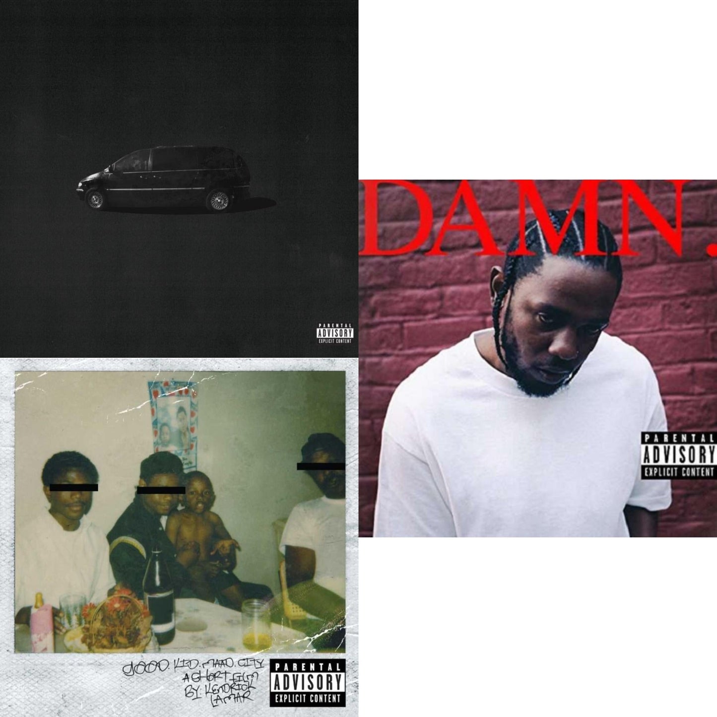 Good Kid, M.A.A.D City (X) (10Th Anniversary Edition) & Good Kid, M.A.A.D City & Damn.