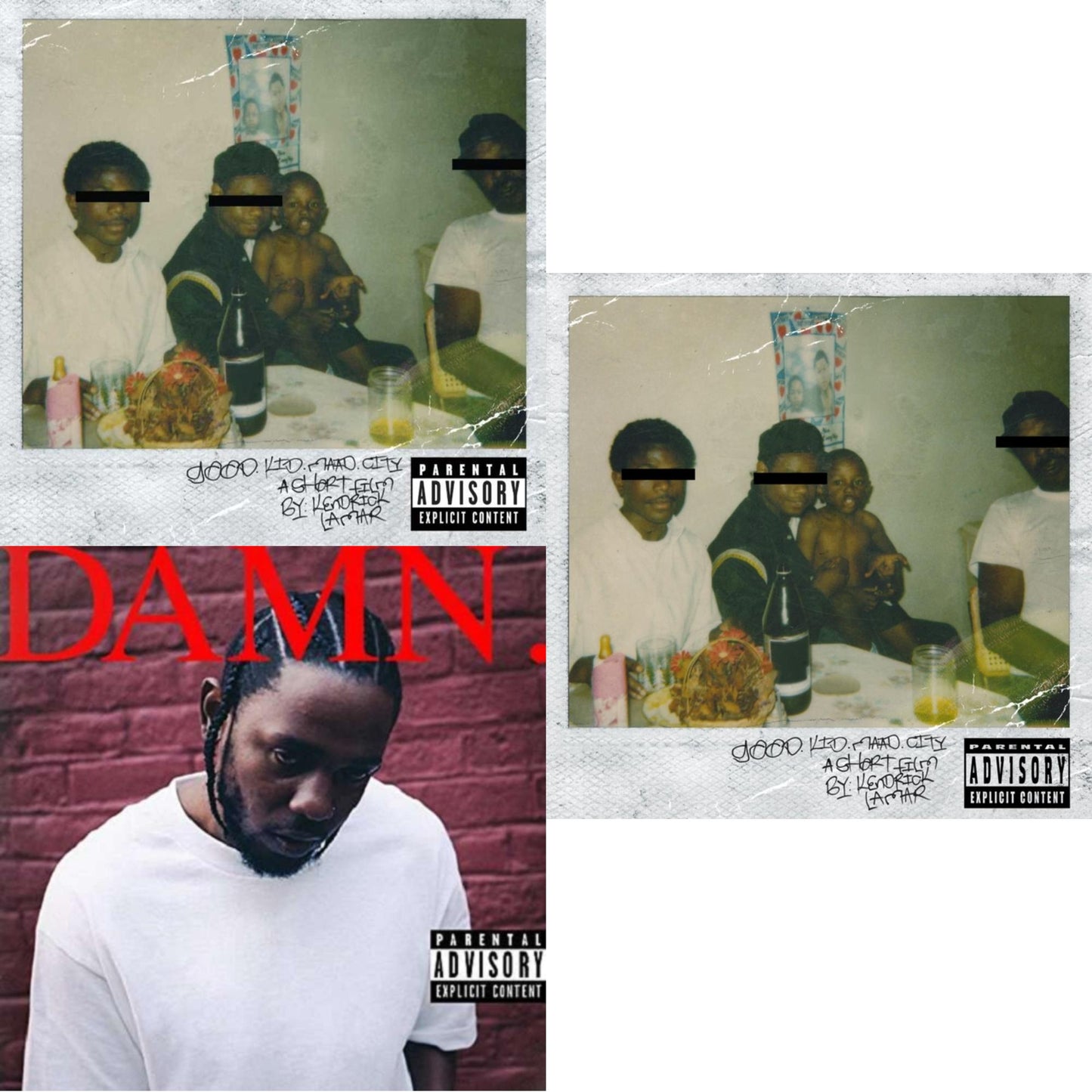 Good Kid, M.A.A.D City & Good Kid, M.A.A.D City & Damn.