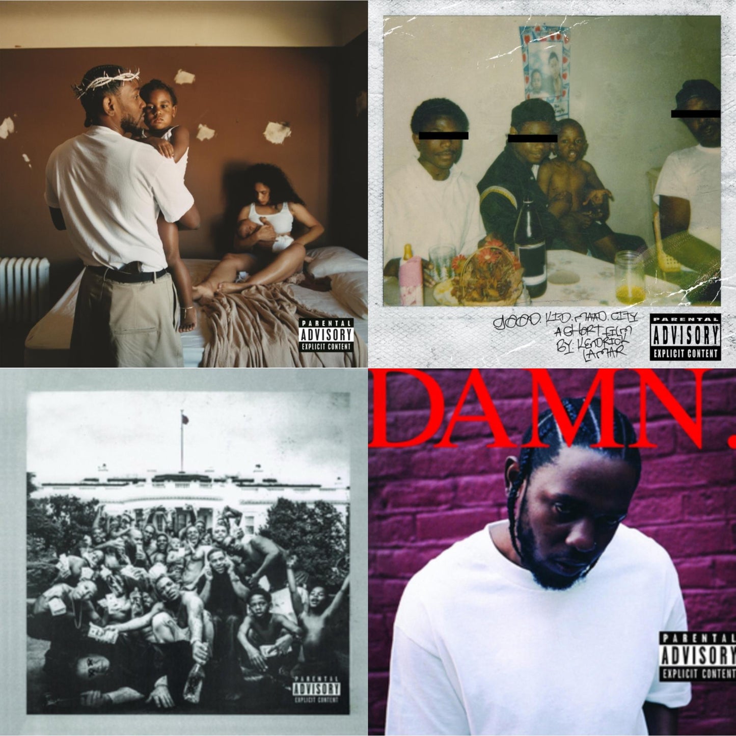 Kendrick Lamar - Mr. Morale & The Big Steppers (X) & Good Kid, M.A.A.D City & To Pimp A Butterfly & Damn. (Collectors Edition) - CD Bundle