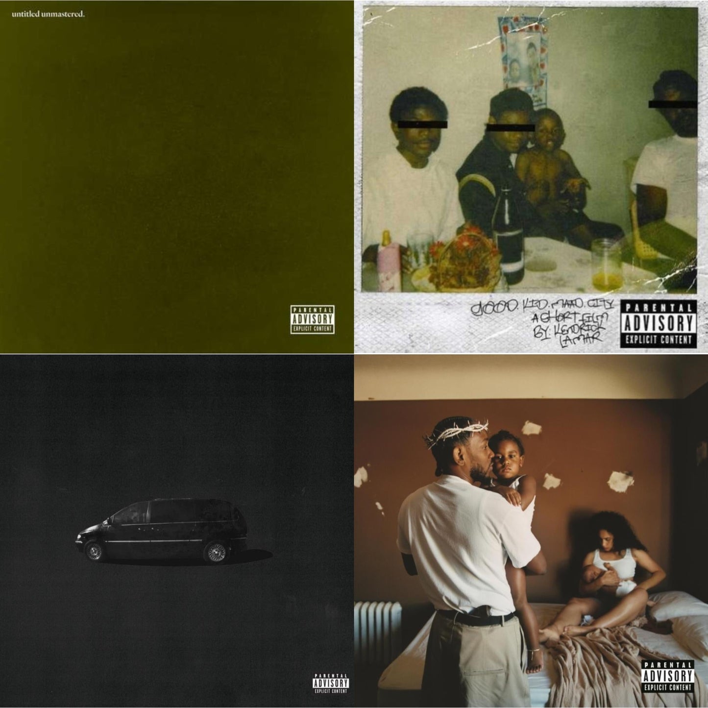 Kendrick Lamar - Mr. Morale & The Big Steppers (X) & Good Kid, M.A.A.D City (X) (10Th Anniversary Edition) & Good Kid, M.A.A.D City (Remixes) & Untitled Unmastered (X) - CD Bundle