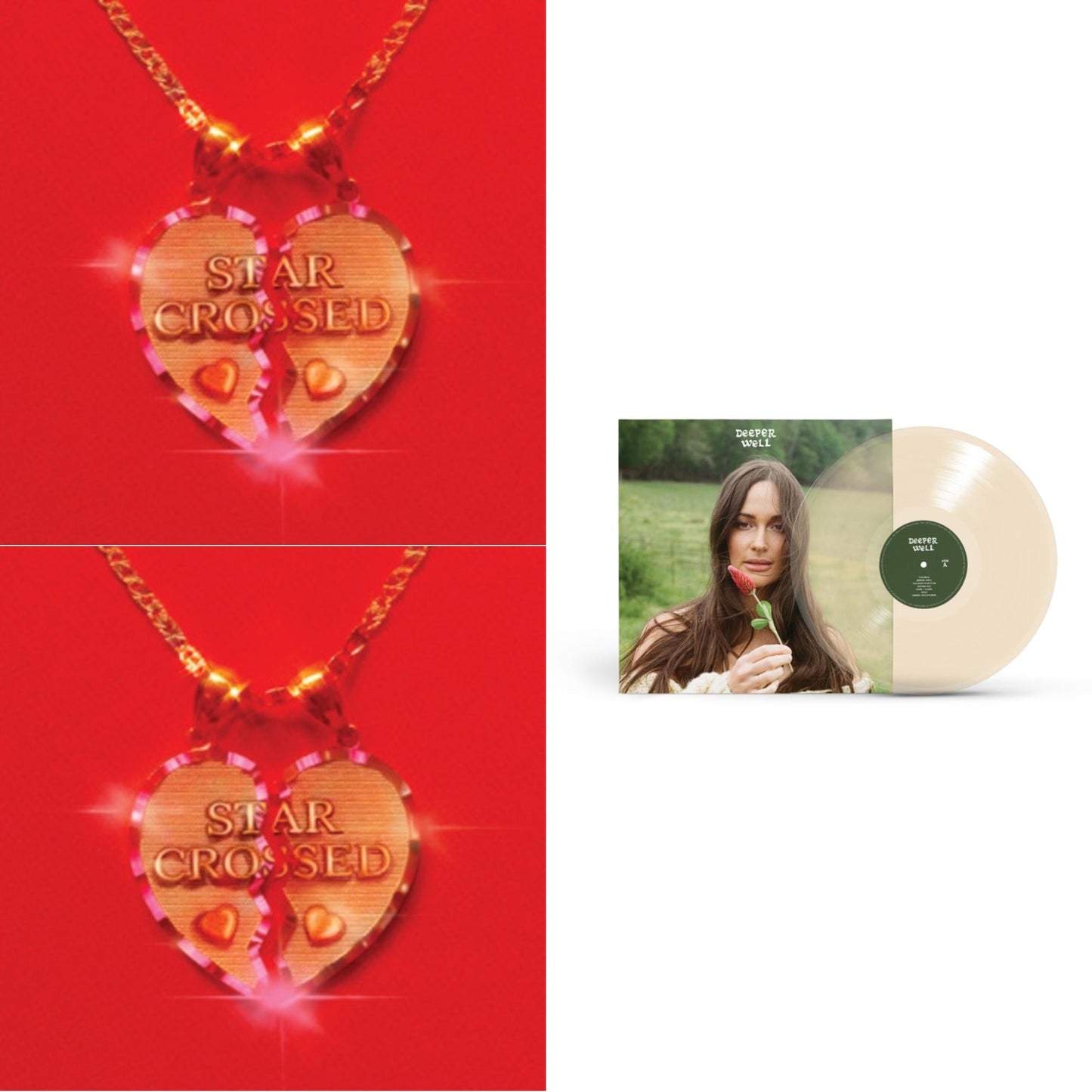 Star-Crossed (Ruby Red LP Vinyl) & Star-Crossed (Neon Yellow LP Vinyl) & Deeper Well (Transparent Cream LP Vinyl)