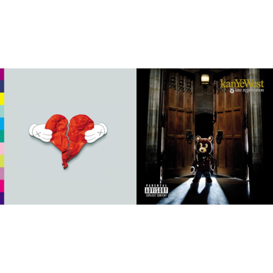 Kanye West - Late Registration & 808S & Heartbreak - LP Vinyl Bundle