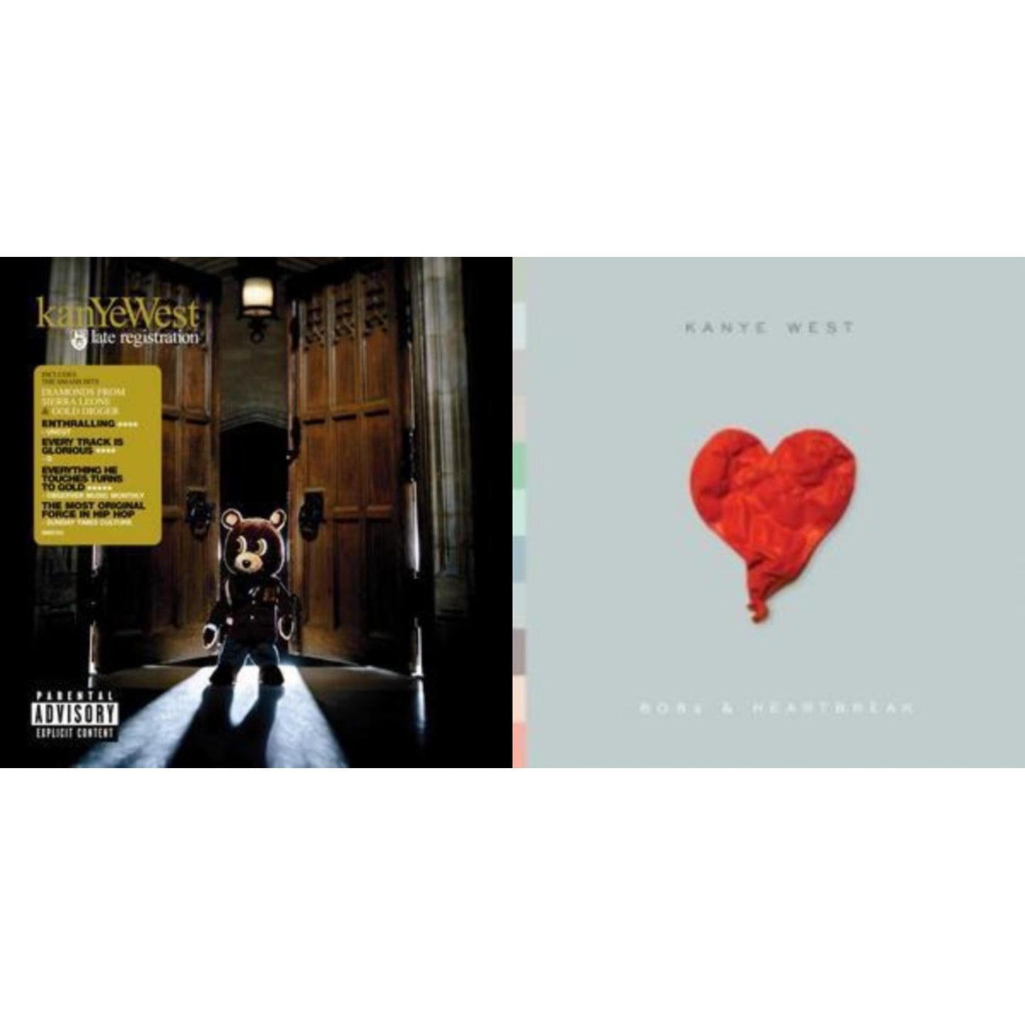 Kanye West - Late Registration & 808S & Heartbreak - CD Bundle