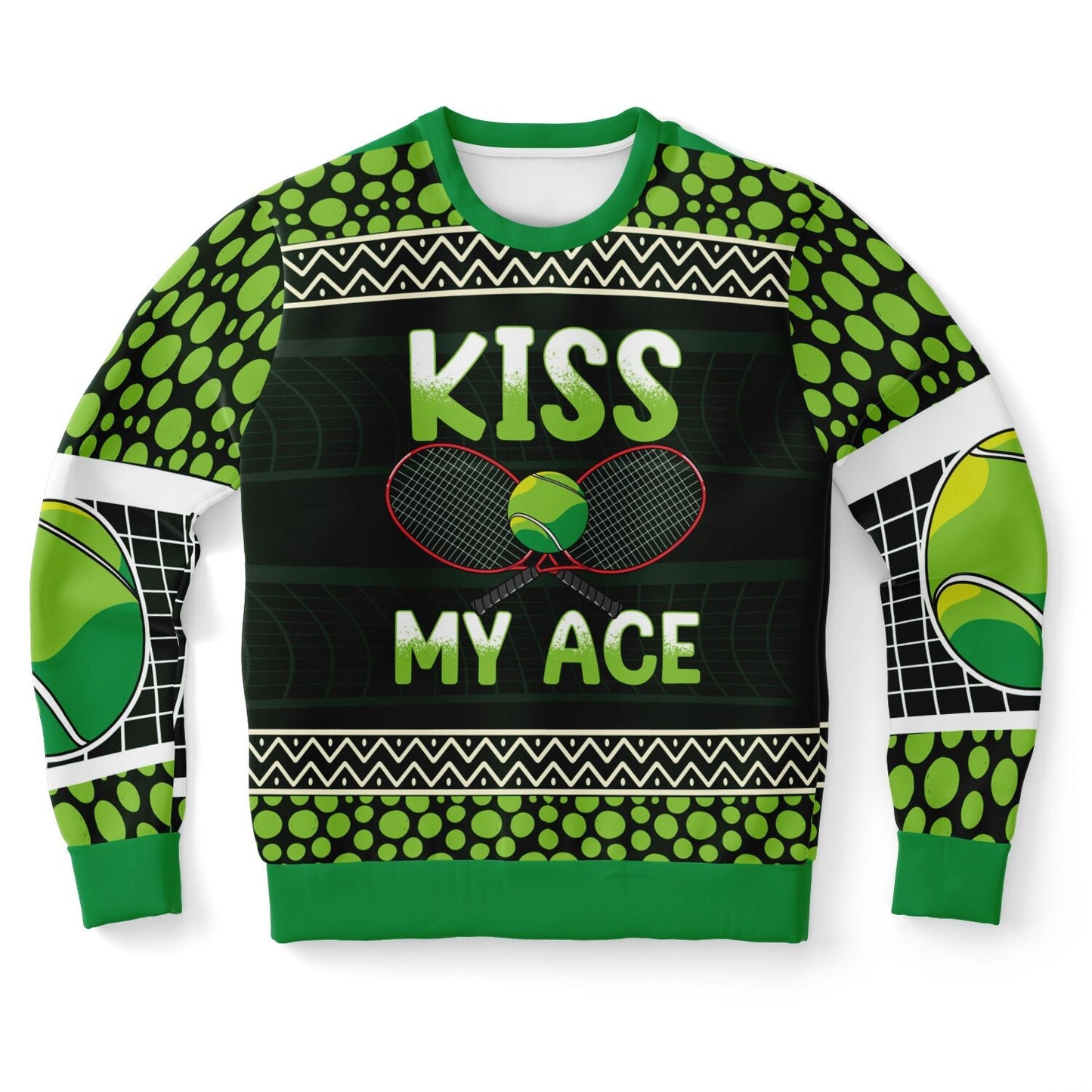 Kiss My Ace Tennis Christmas Sweatshirt
