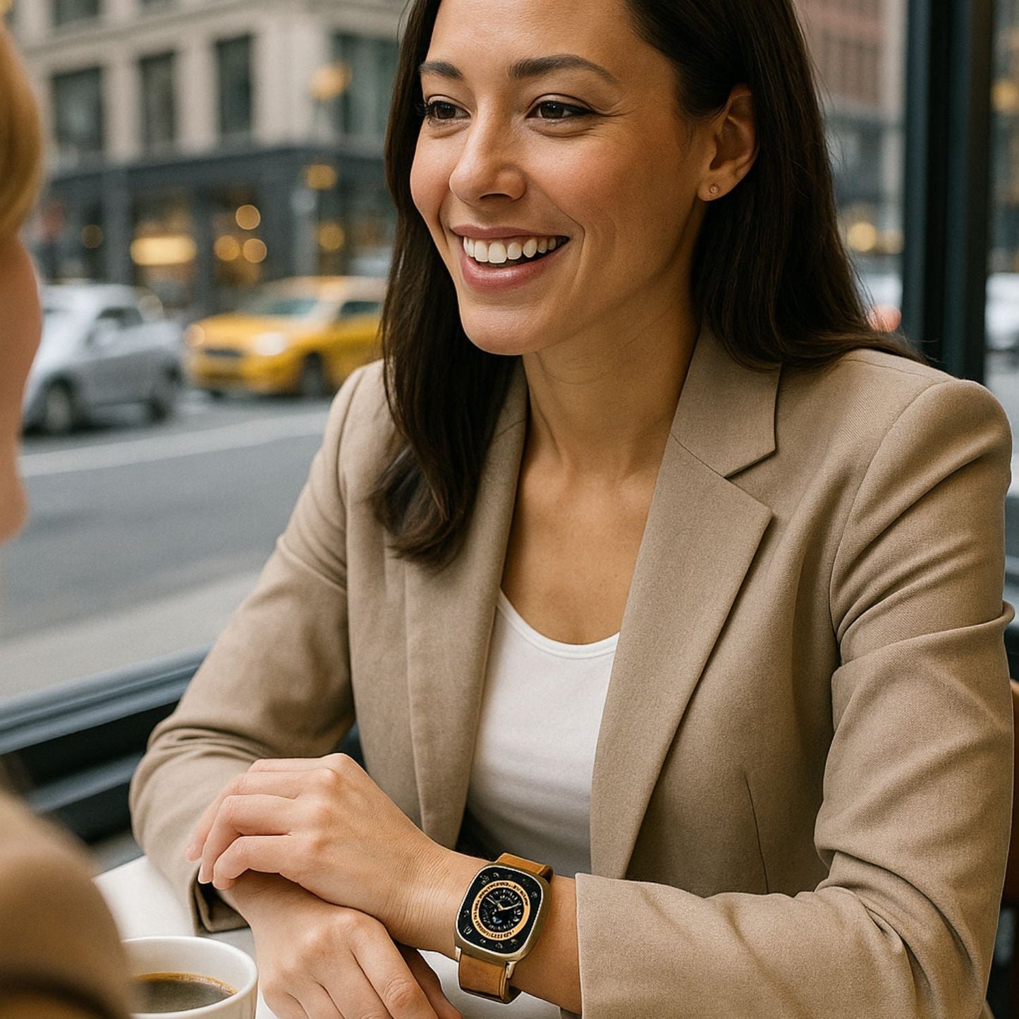 Apple Watch Rustic Brown Leather Strap - Boston