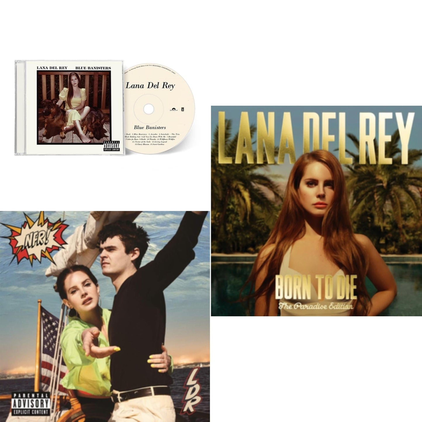 Blue Banisters & Nfr! & Born To Die (Paradise Edition)