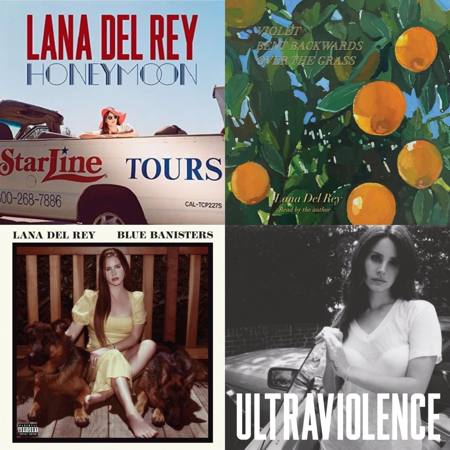 Blue Banisters (2LP) & Violet Bent Backwards Over The Grass (180G) & Ultraviolence & Honeymoon