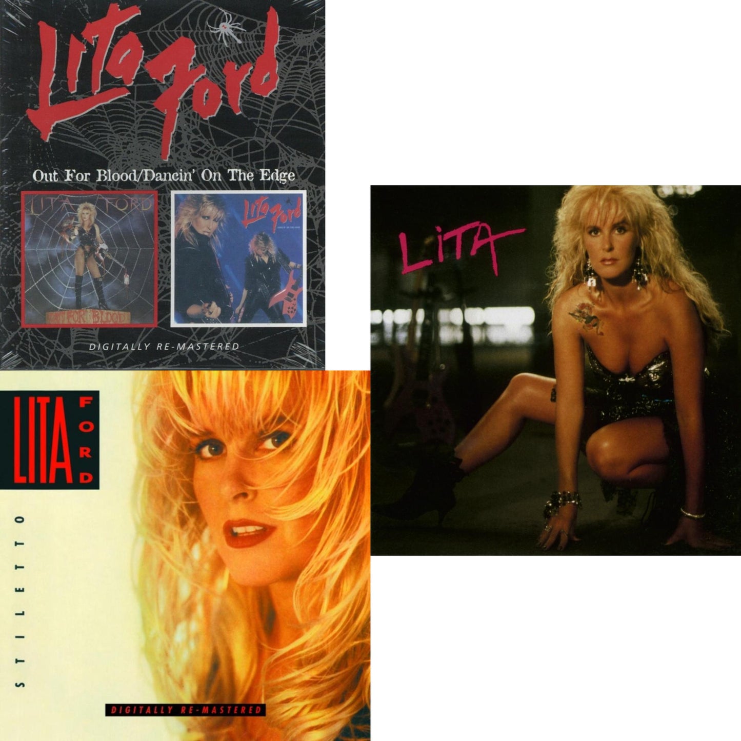 Out For Blood / Dancin On The Edge (Remastered) & Stiletto (Remastered) & Lita